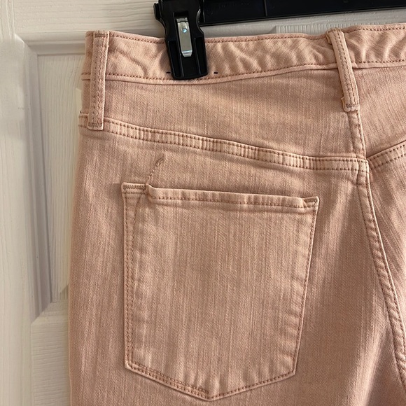 NWT Mossimo Denim High Rise Crop Jegging Power Stretch 10/30R Light Pink Gold - Picture 3 of 6